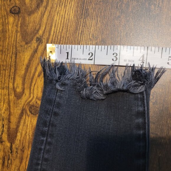 American Eagle Jeans 4 R Jegging Super Low Rise Super Stretch X Raw Hem - Picture 11 of 12